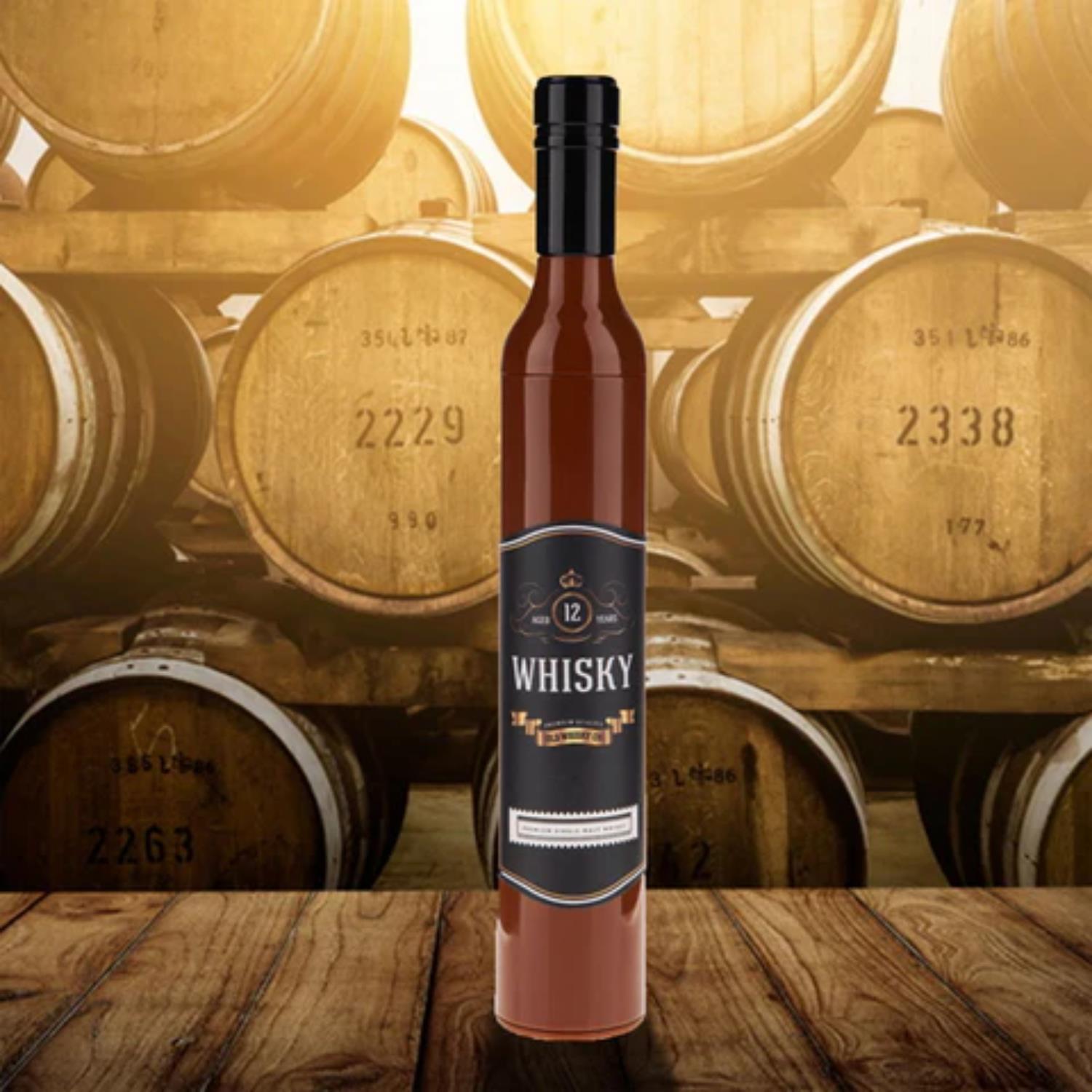 Vouwparaplu Whiskeyfles Ø90cm